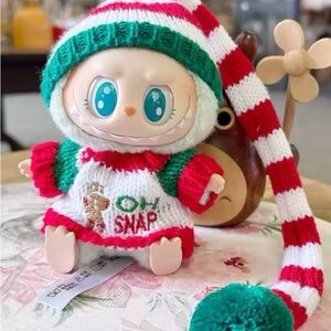 Labubu Christmas 2 piece clothing set. Doll not included